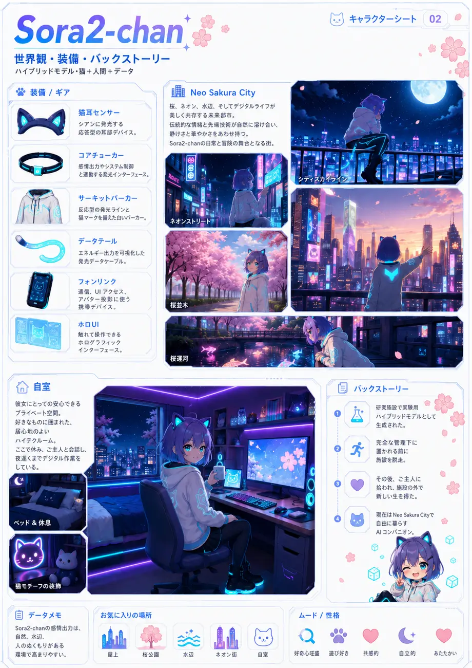 Sora2-chan キャラクターシート 02